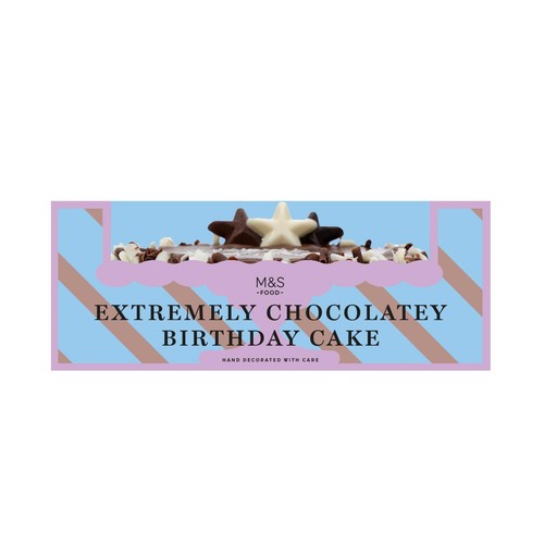 M&S Extremely Chocolatey Birthday Cake thumbnail 3