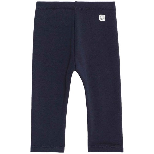 M&S Fleece Back Legging, 0-3 Months, Navy thumbnail 2