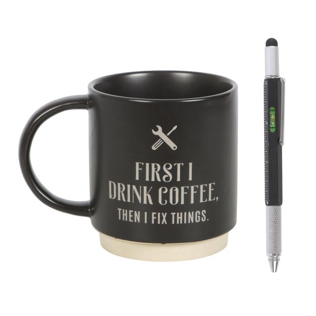 Coffee Mug & Multi-Tool Pen Gift Set thumbnail 2