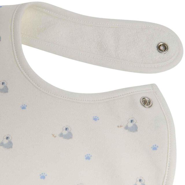 M&S Dog Print Bibs, Blue thumbnail 2
