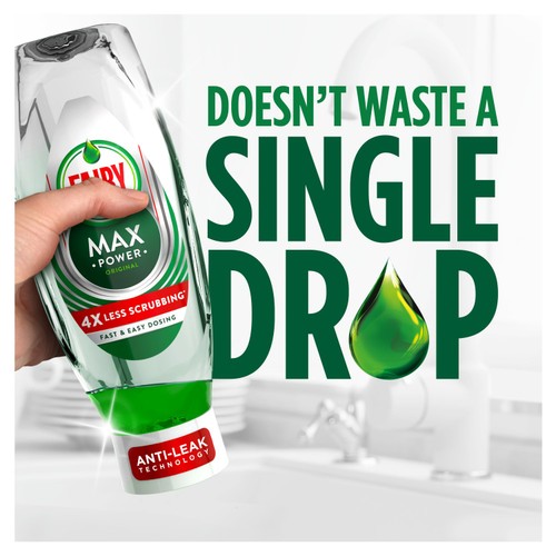 Fairy Max Power Washing Up Liquid Original thumbnail 5
