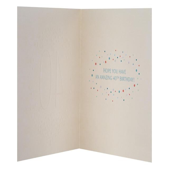 M&S 40th Birthday Card thumbnail 2