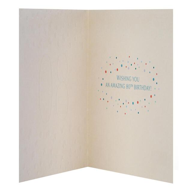 M&S 80th Birthday Card thumbnail 2