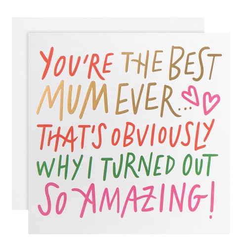 M&S You're The Best Mum Ever Birthday Card