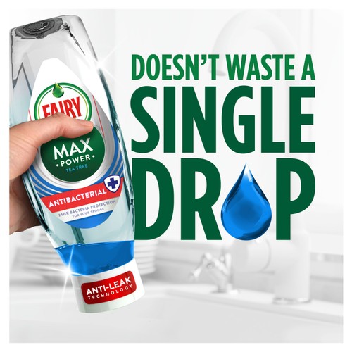 Fairy Max Power Washing Up Liquid Antibac thumbnail 3