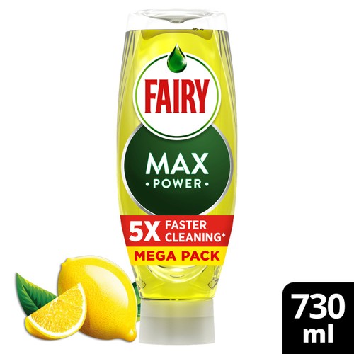 Fairy Max Power Washing Up Liquid Lemon