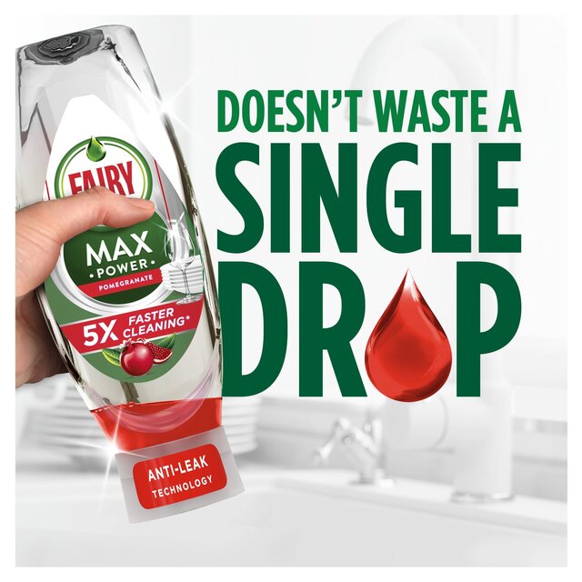 Fairy Max Power Washing Up Liquid Pomegranate thumbnail 5