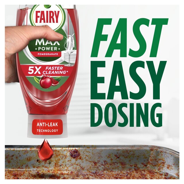 Fairy Max Power Washing Up Liquid Pomegranate thumbnail 6