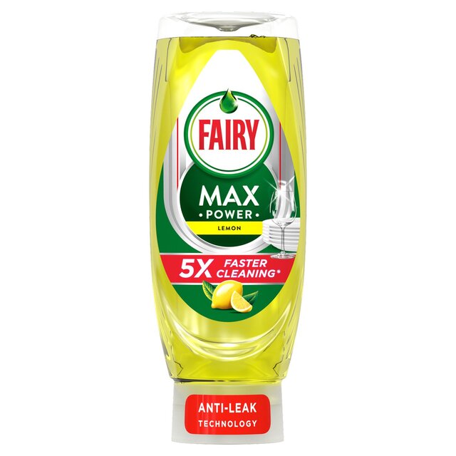 Fairy MaxPower Washing Up Liquid Lemon thumbnail 2