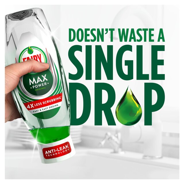 Fairy MaxPower Washing Up Liquid Lemon thumbnail 3