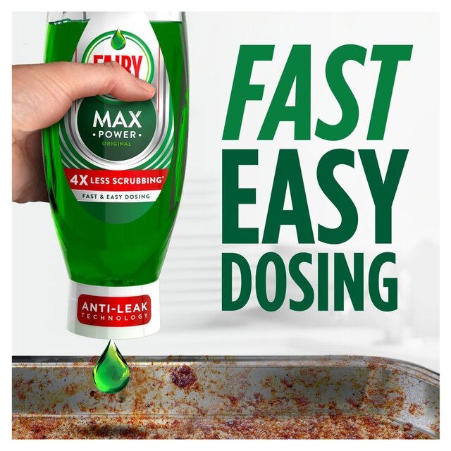 Fairy MaxPower Washing Up Liquid Lemon thumbnail 4