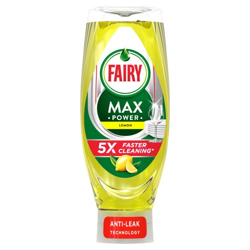Fairy Max Power Washing Up Liquid Lemon thumbnail 2