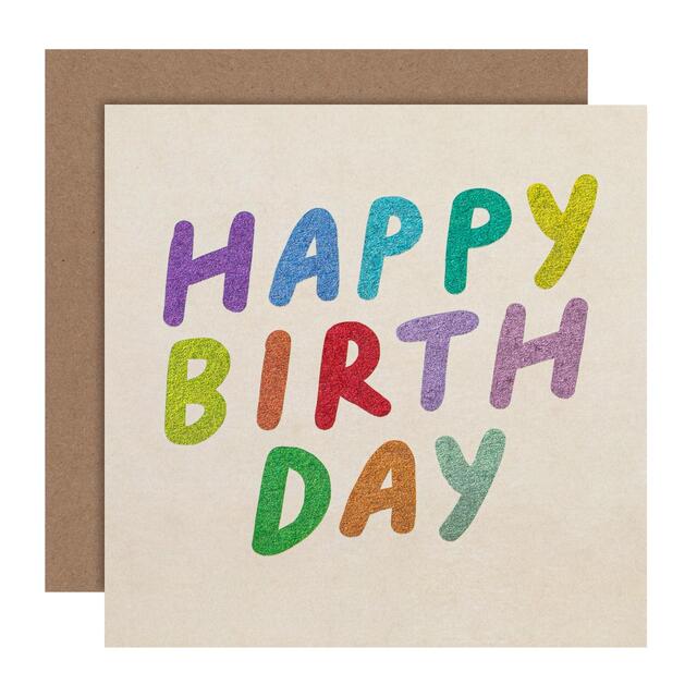 M&S Happy Birthday Card