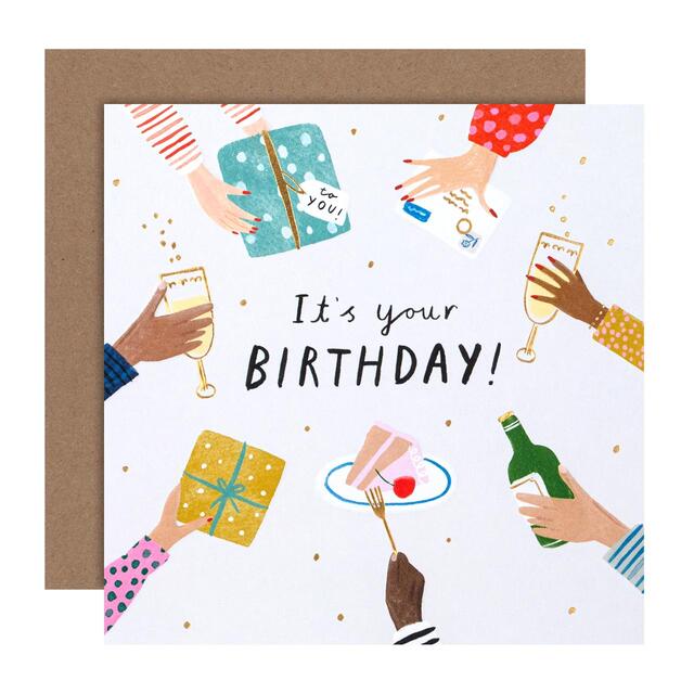M&S Celebration Treats Birthday Card
