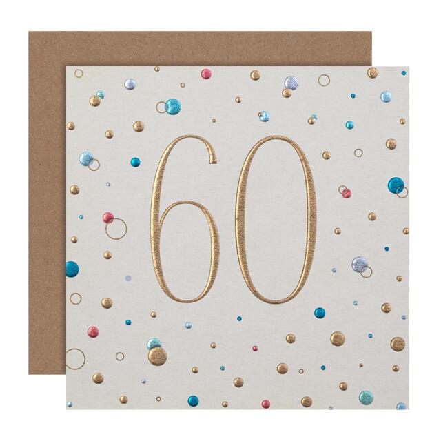 M&S 60th Birthday Card