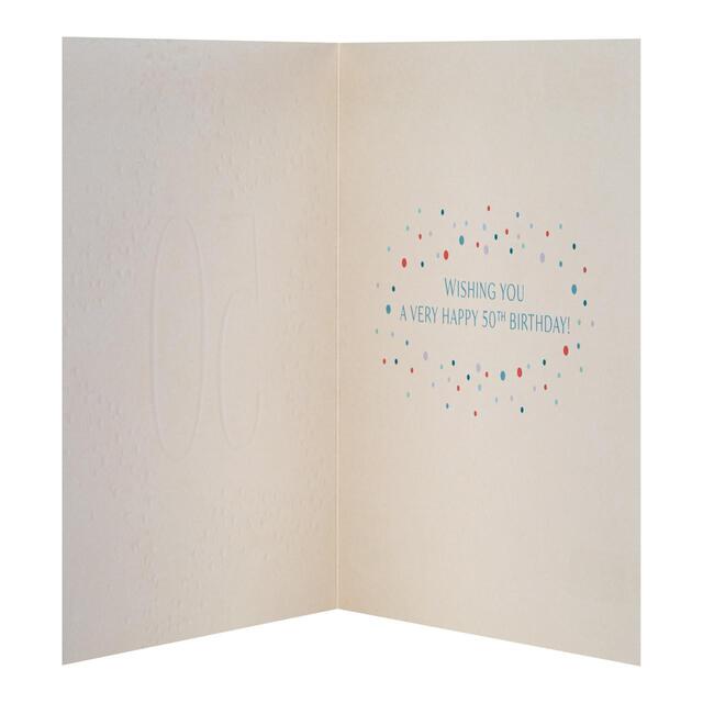 M&S 50th Birthday Card thumbnail 2