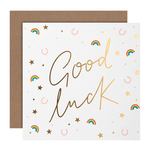 M&S Good Luck Card
