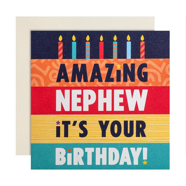 M&S Nephew Cake Birthday Card