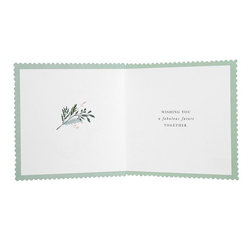 M&S Heart Flowers Happily Ever After Wedding Card thumbnail 2