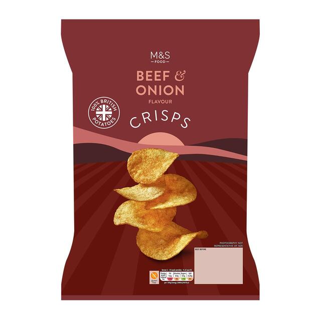 M&S Beef & Onion Crisps thumbnail 2