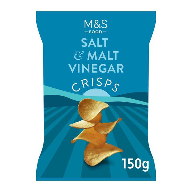 M&S Sea Salt & Malt Vinegar Crisps