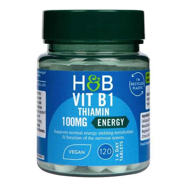 Holland & Barrett Vitamin B1 + Thiamine 100mg