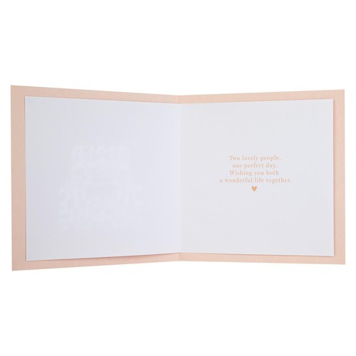 M&S Flower Cake Happy Wedding Card thumbnail 2