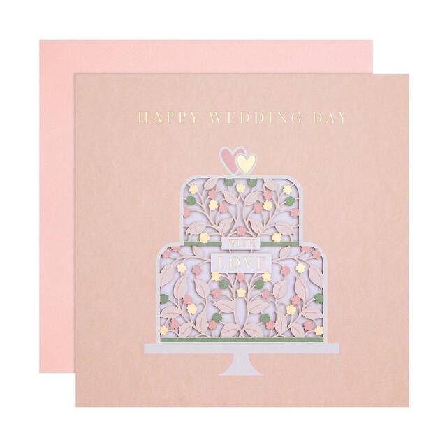 M&S Happy Wedding Card