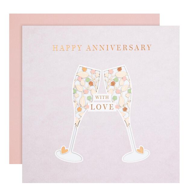 M&S Glasses Anniversary Card