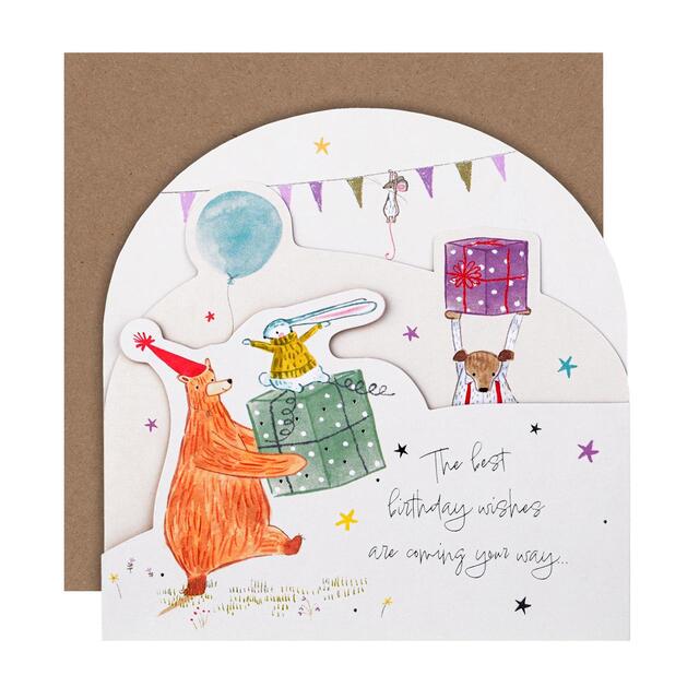 M&S Animals Birthday Card