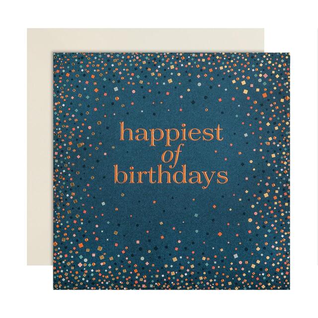 M&S Scattered Confetti Birthday Card