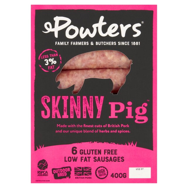Powters Skinny Pig Low Fat Sausage