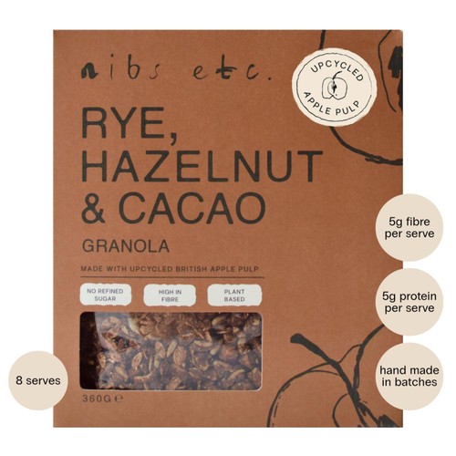nibs etc. Rye, Hazelnut and Cacao Granola