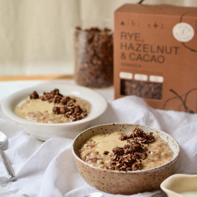 nibs etc. Rye, Hazelnut and Cacao Granola thumbnail 2