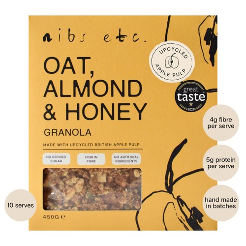 nibs etc. Oat, Almond and Honey Granola