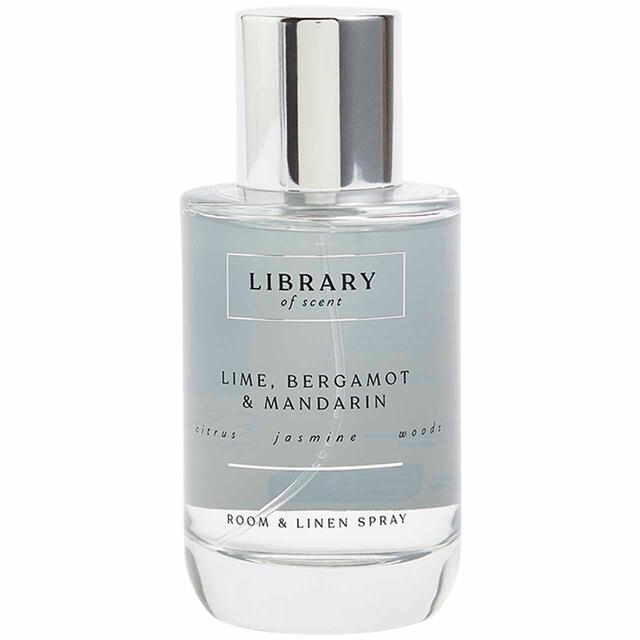 M&S Library of Scent Lime, Bergamot & Mandarin Room Spray, White