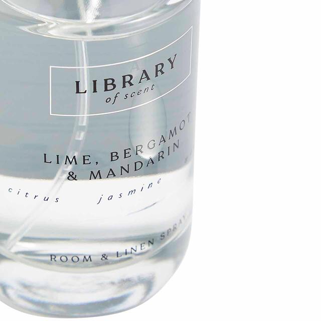 M&S Library of Scent Lime, Bergamot & Mandarin Room Spray, White thumbnail 3