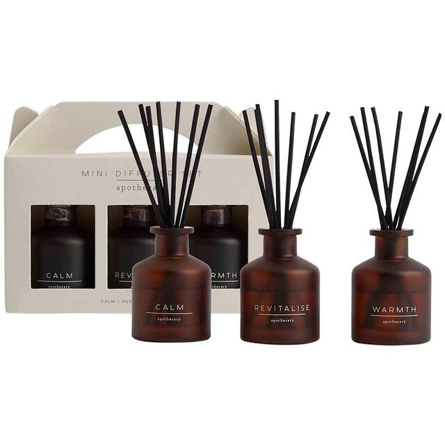 M&S Set of 3 Mini Diffuser Set, Amber thumbnail 3