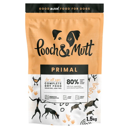 Pooch & Mutt Primal Lamb & Ostrich High Meat Dry Food