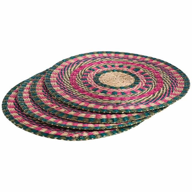 M&S Collection Set of 4 Multicoloured Placemats, Pink Mix