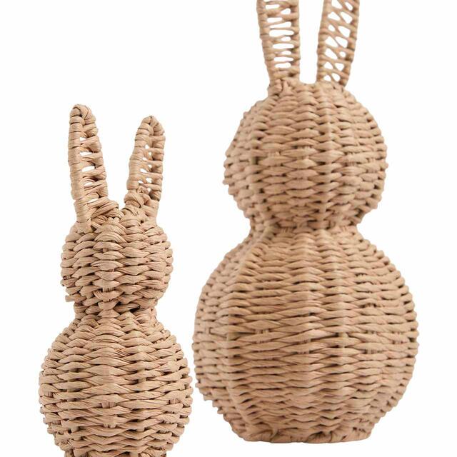 M&S Raffia Bunnies Easter Decorations thumbnail 2