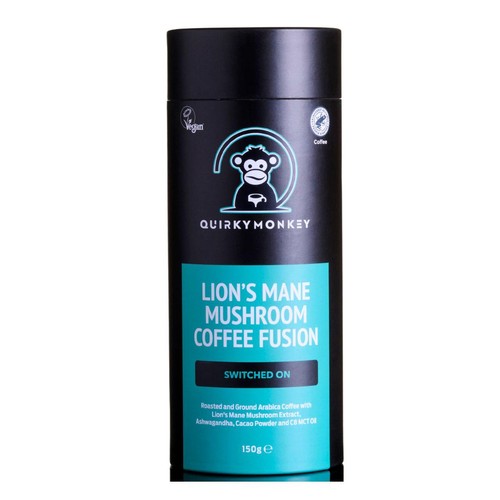 QuirkyMonkey Lion's Mane Mushroom Coffee Fusion (Switched On)