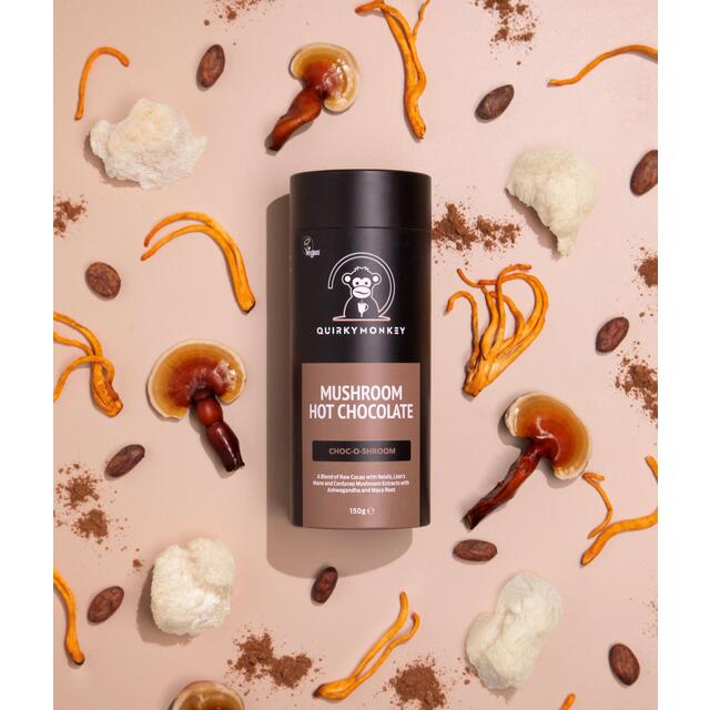 QuirkyMonkey Mushroom Instant Hot Chocolate (No Added Sugar) thumbnail 6