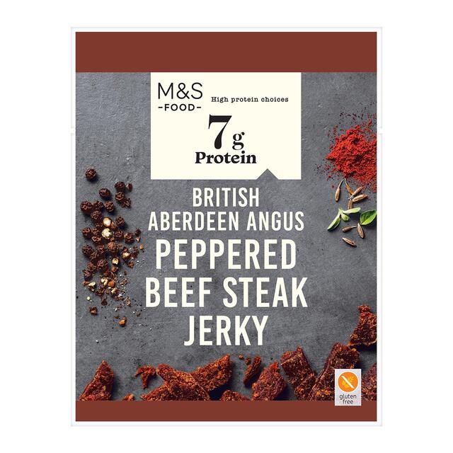 M&S Aberdeen Angus Peppered Beef Steak Jerky
