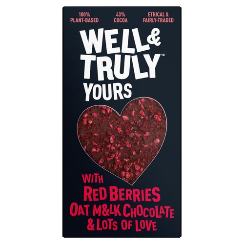 Well&Truly Red Berries Oat M&lk Chocolate