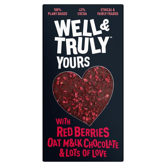 Well&Truly Red Berries Oat M&lk Chocolate thumbnail 2