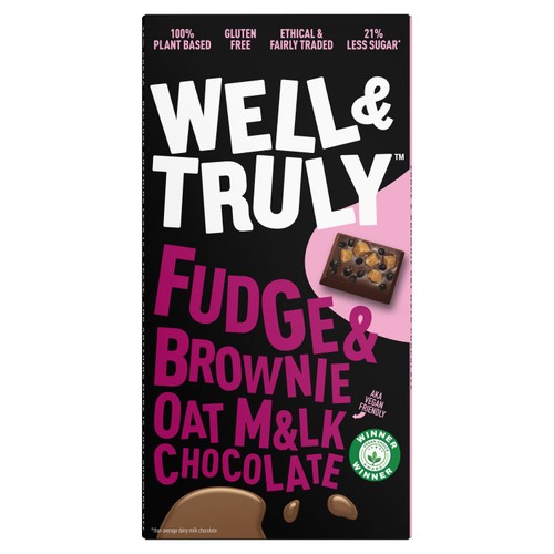Well&Truly Fudge & Brownie Oat M&lk Chocolate