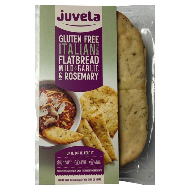 Juvela Gluten Free Italian Flatbread Wild Garlic & Rosemary