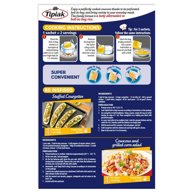 Tipiak Boil In Bag Cous Cous thumbnail 3