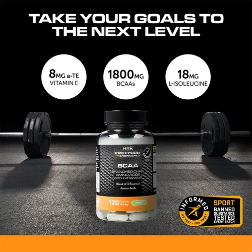 H&B Precision Engineered BCAA capsules thumbnail 2